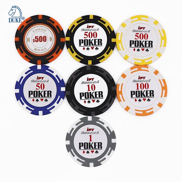 Custom design Professional 13.5g Clay Poker Chips