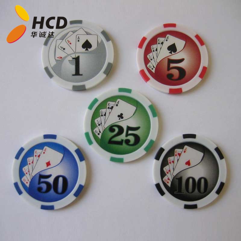 Custom Souvenir ABS Material Poker Chips and Stylish Add-On to Your Gaming Experience