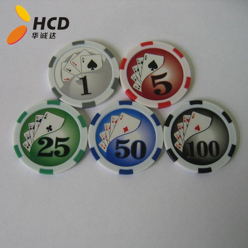 Custom Souvenir ABS Material Poker Chips and Stylish Add-On to Your Gaming Experience