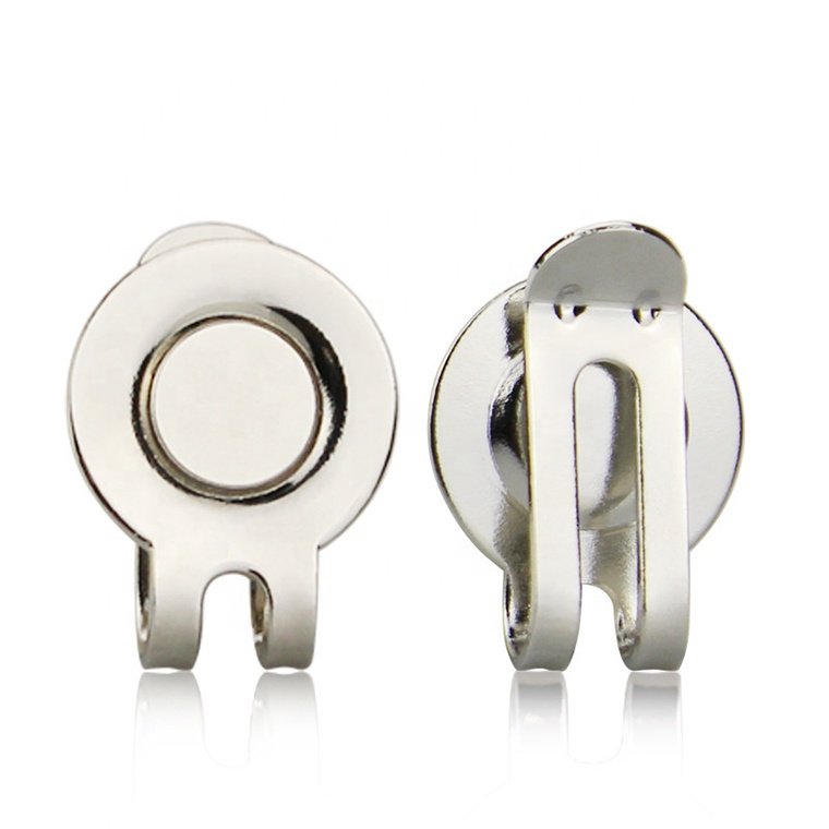 Smile Face Golf Ball Marker Hat Clip Custom Golf Ball Markers Golf Divot Tool Bulk Metal Iron Promotional Gifts Metal Plated 14g