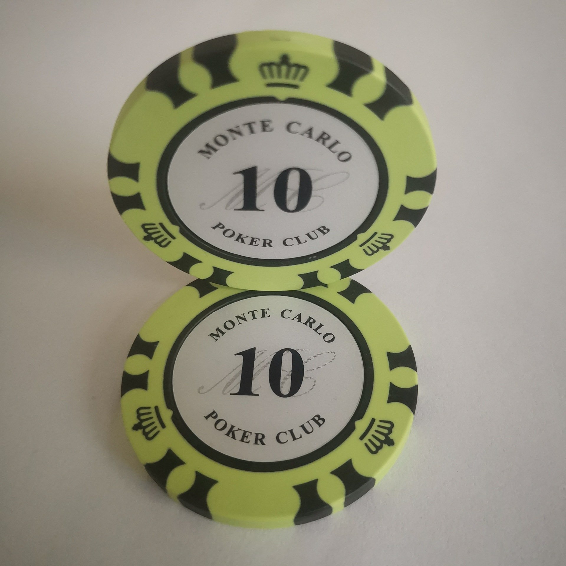 Vietnam Manufacture Gold plated chips plastic ABS Texas chips acrylic customize chips
