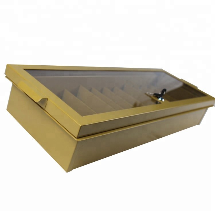Metal Golden Chip and Cash Tray Casino Baccarat Texes Customize Luxury roulette wheels Blackjack table Acrylic Clay