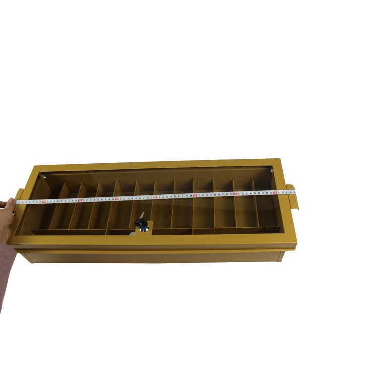 Metal Golden Chip and Cash Tray Casino Baccarat Texes Customize Luxury roulette wheels Blackjack table Acrylic Clay