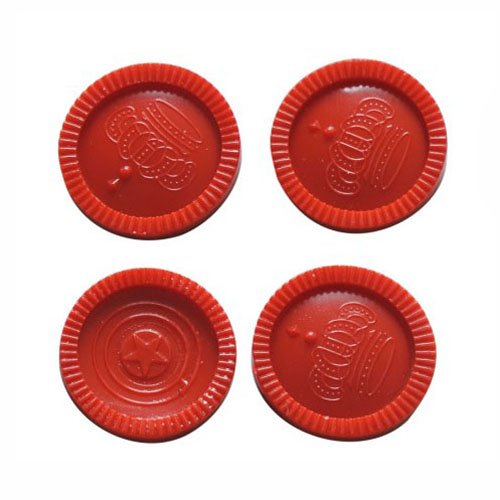 Cheap Custom 14mm Clear Colored Bingo Poker Chips Plastic Board Game Token