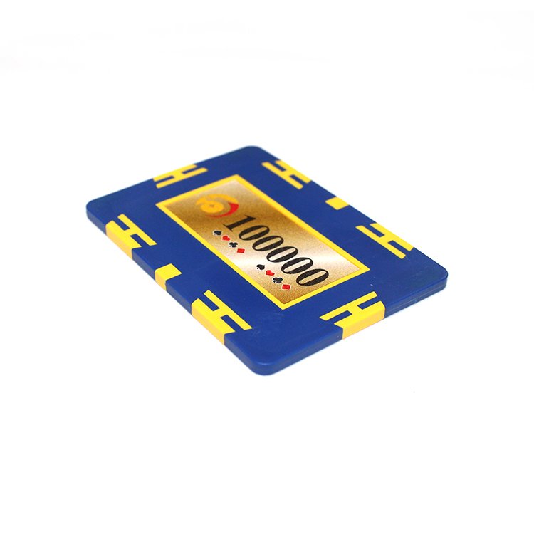 ABS Rectangular Square Chips Dice Point Poker Gambling Texas Hold'em Baccarat Black Jack 21 Points Casino Chipscan be customized