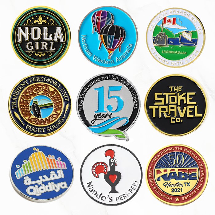 Manufacturer Golf Ball Marker Hat Clip Poker Chip Custom Design Pin Coin Embossed Ball Marker With Your Design