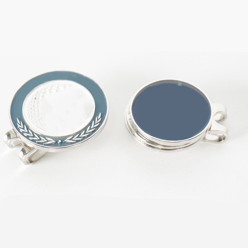 Wholesale Customized Metal Golf Ball Marker Hat Clip Blank Print Golf Ball Marker Stainless Steel Golf Ball Marker