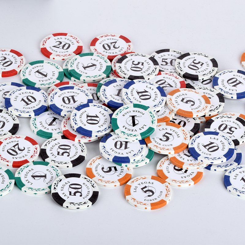 2019 40MM 14G clay poker chips with las vegas stickers