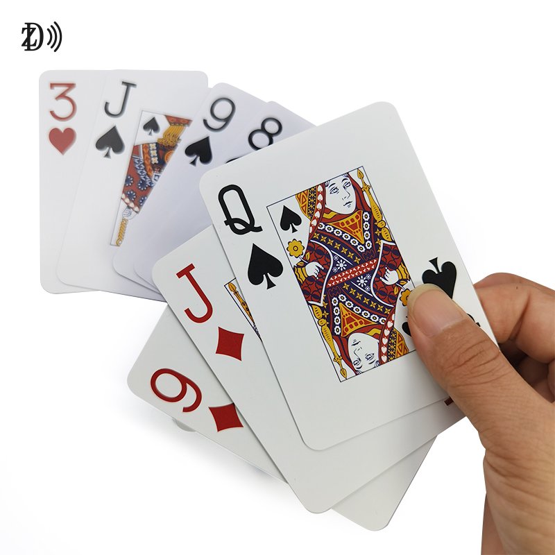 RFID Poker Custom Design UHF 860-960MHz Paper Game Card Playing Cards