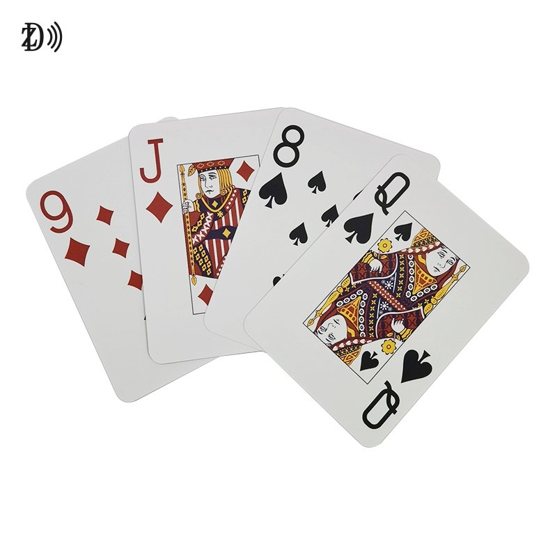 RFID Poker Custom Design UHF 860-960MHz Paper Game Card Playing Cards