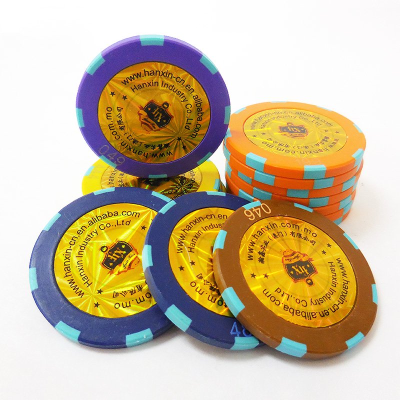 Custom Sticker Gold Jetons Poker Chips Personnalis lighter casino chips