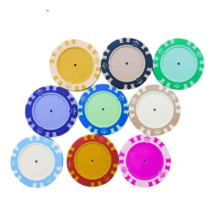 Private Logo Ceramic /Clay Texas Poker Chips Gambling Game Casino Chips with Custom Design regular size