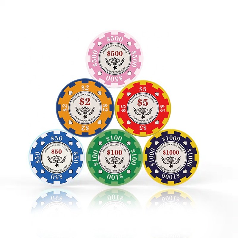Ceramic Poker Chips 10g with Custom Logo 39mm Diameter-High Quality for Casino Use
