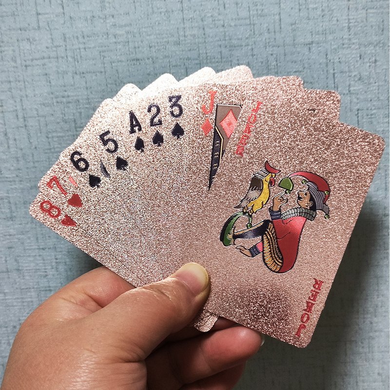 Custom Printing Game Card Customized Promotional Play Card Deck Advertising Plastic Poker Paper Custom Printing Playing Cards 54