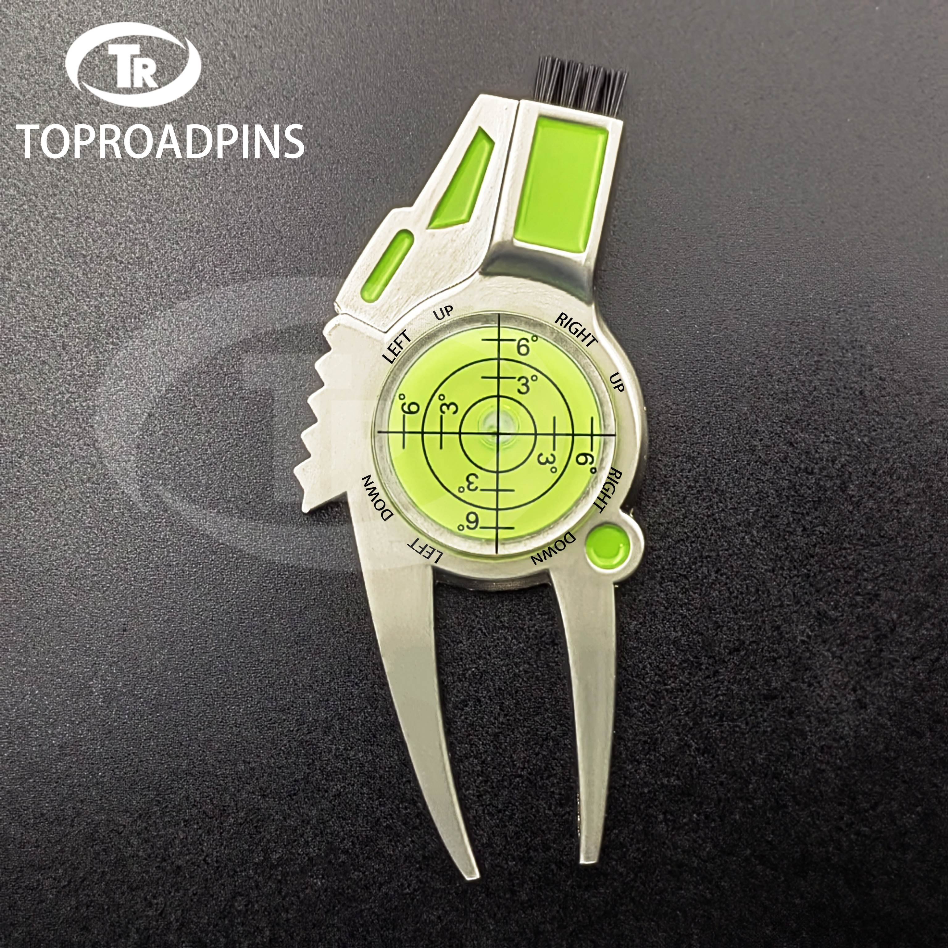 Design Professional Personalized Poker Chip Level Gauge Magnetic Hat Clip Golf Ball Marker