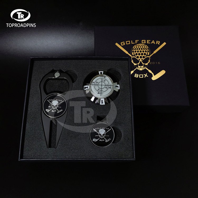 Design Professional Personalized Poker Chip Level Gauge Magnetic Hat Clip Golf Ball Marker