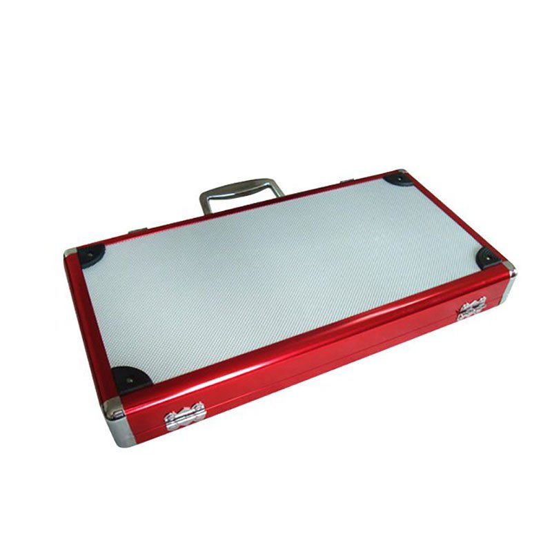 Custom Aluminum gambling case Casino Briefcase for 500 Poker Chips Playing Cards Dice