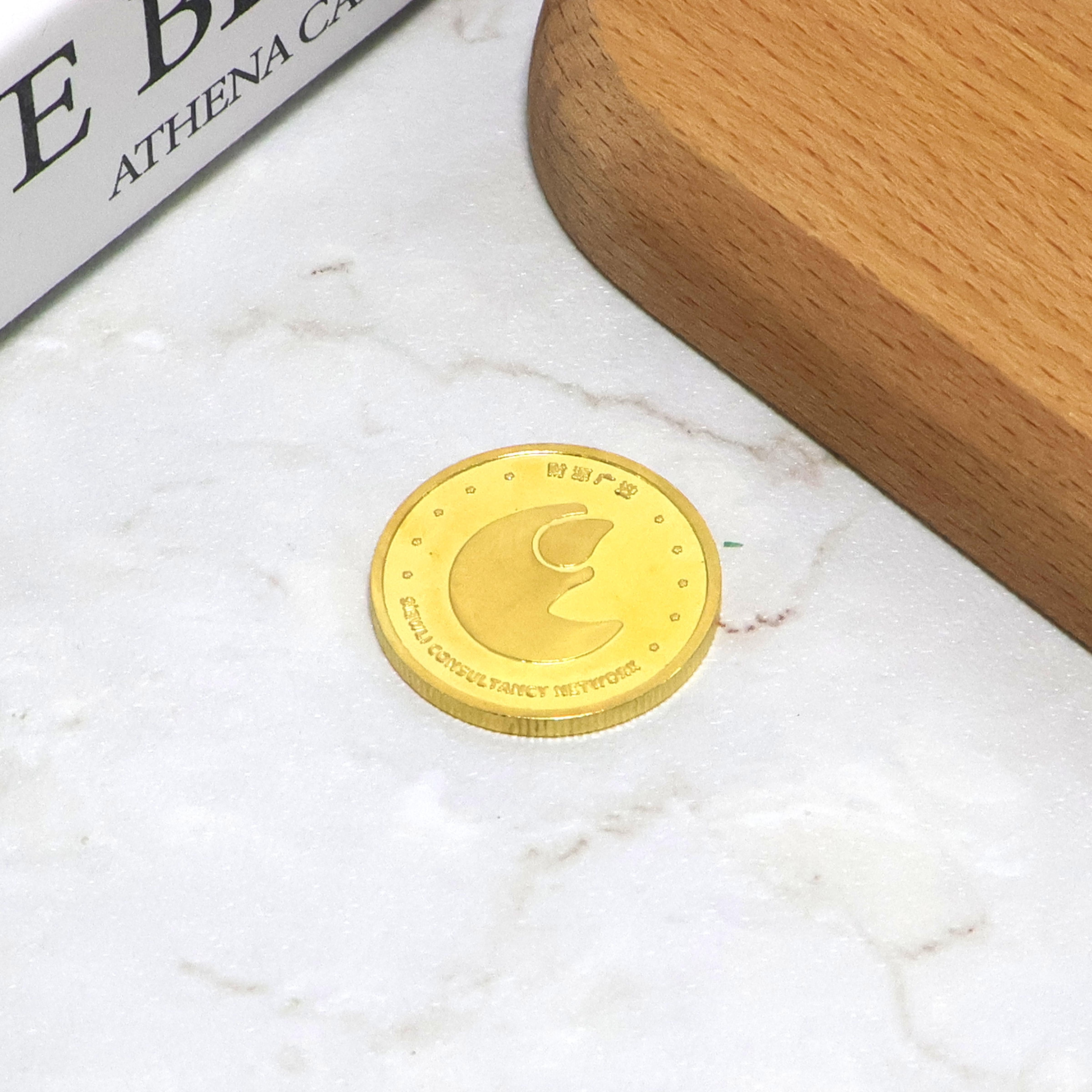 Manufacturer Custom Challenge Coins Reversible Zinc Alloy Metal Coin Gold Silver Plated Embossed 3D Heads Coins Collections