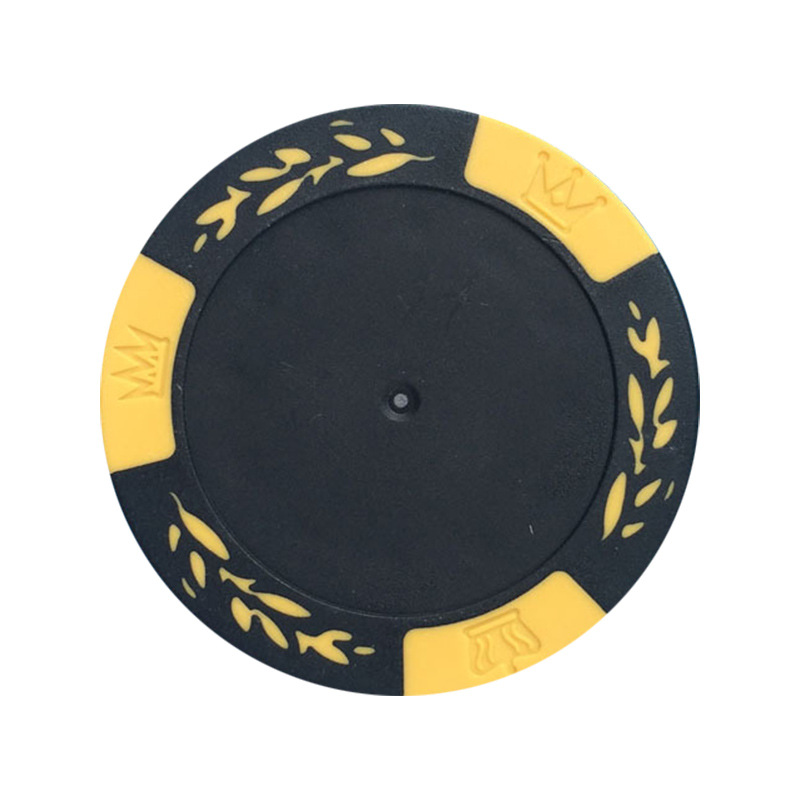 Customizable 13.5 Gram Clay Poker Chip for Casino Games Entertainment & Board Games-Featuring Wheat Ears Blank Chips & Coins