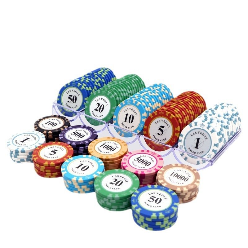 2024 High Quality Wholesale Personalize Logo 1000 Casino Chip Ceramic Abs Ceramic Clay Custom Poker Chips For Promotion Game