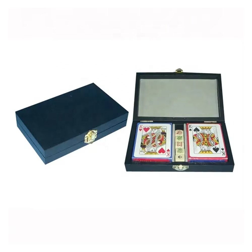 Hot Selling Storage Poker Chip Case Durable Luxury Custom Hot Stamping Logo Poker Organizer Box For Game