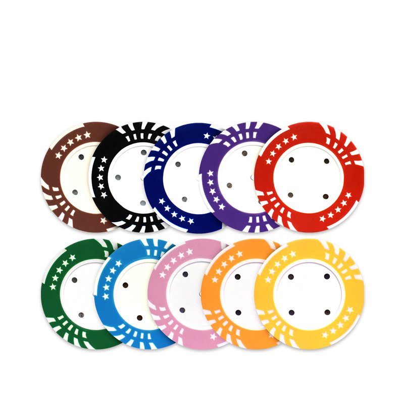 YH Wholesale Casino Customized Printing Roulette Used Poker Chip Set