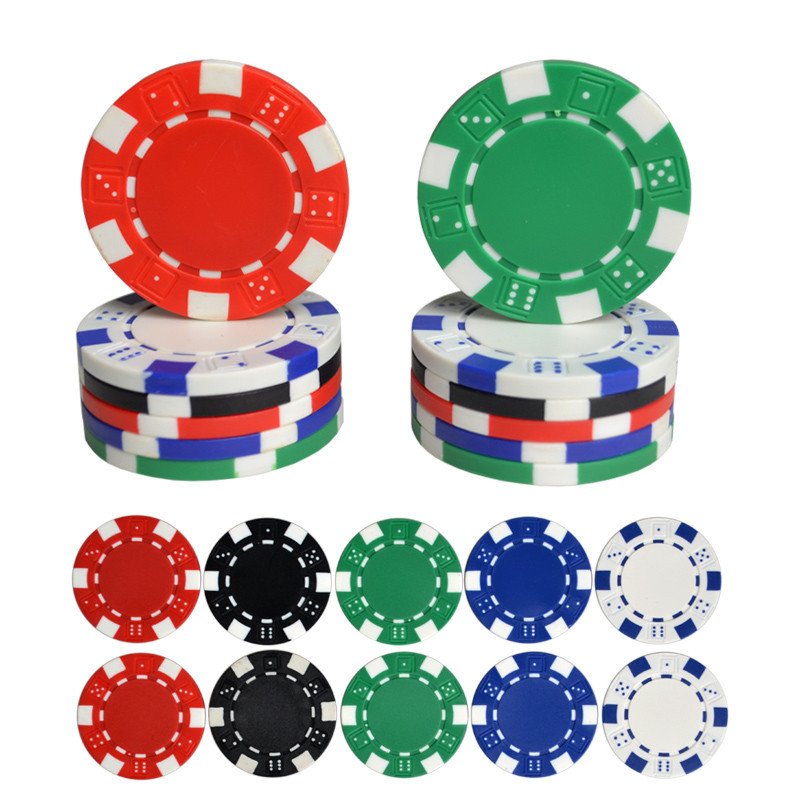 High Quality 11.5g Custom Poker Chips Built-In Metal and Printable Plastic Factory Wholesale Jetons De Poker