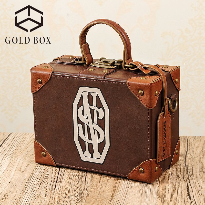 Goldbox professional luxury box leather set poker chip set