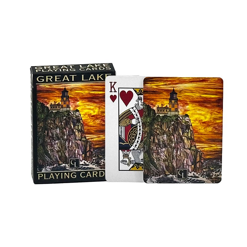 Printing Classical Durable 54 Poker Card Recyclable Custom Logo Paper Playing Cards Front And Back