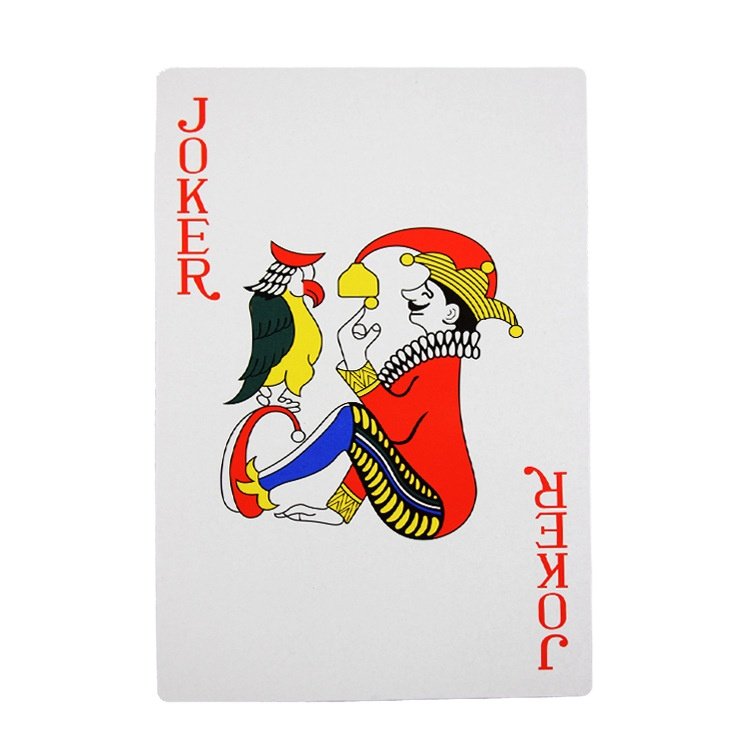CL-230106 Wholesale large playing poker cards wide plastic card poker party game poker set