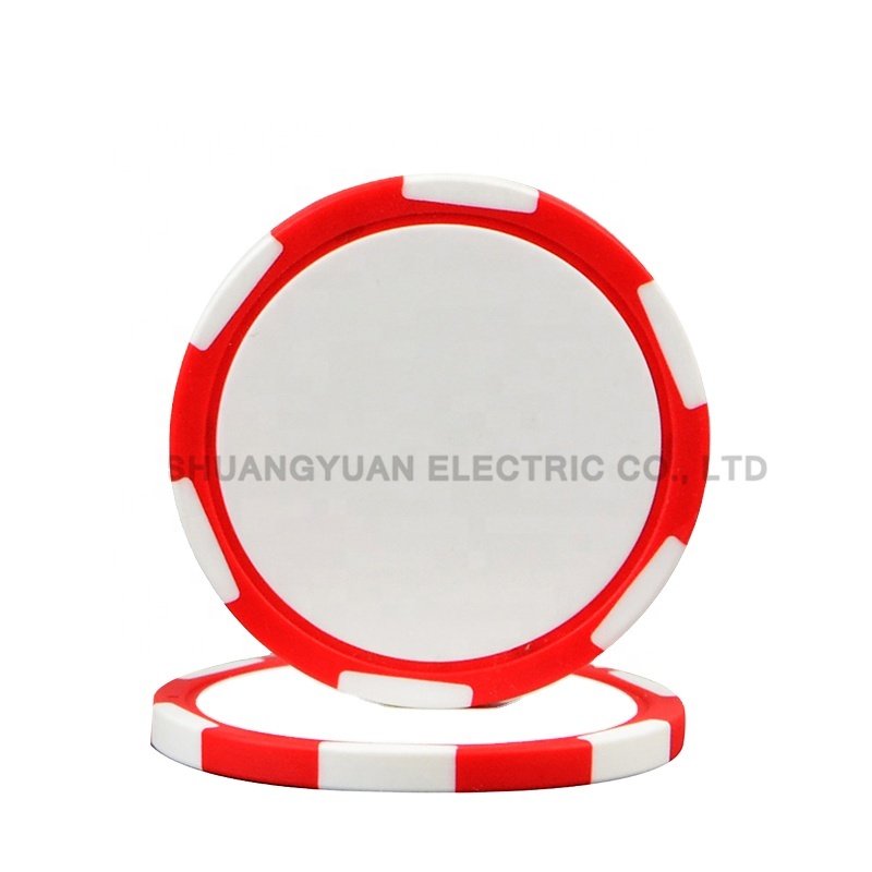 NEW 11.5g ABS 6-Strip Blank Golf Poker Chip for Custom Printing