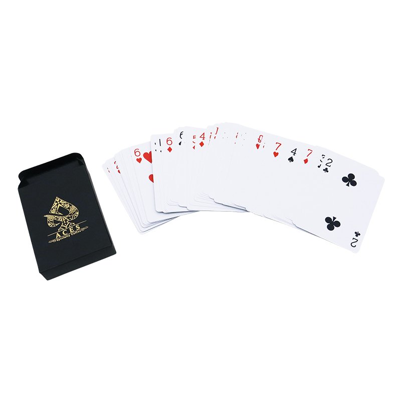 Entertainment customized casino poker playing cards with JETTON