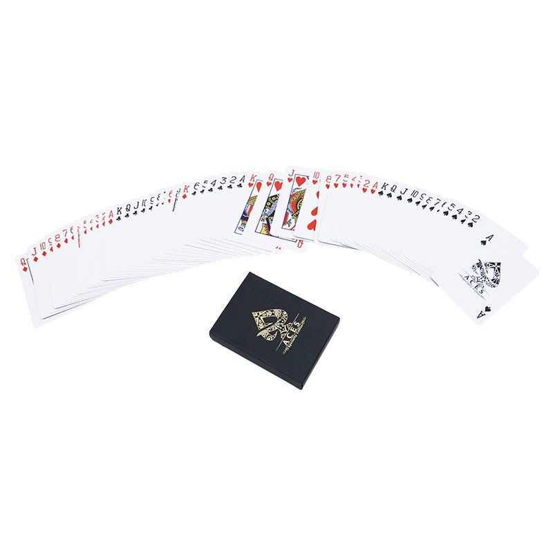 Entertainment customized casino poker playing cards with JETTON