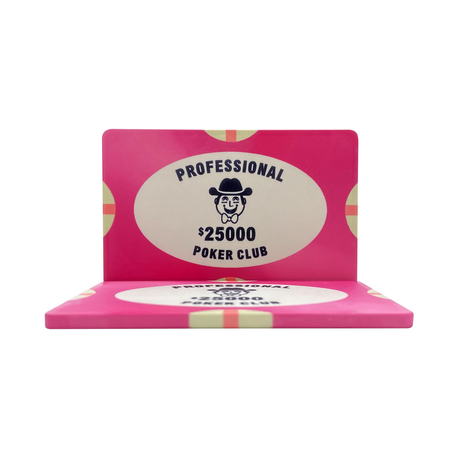 Factory direct sale ceramic poker plaques 39g rectangle chips 83.5x52.5x3.5mm custom logo for casino professional poker club