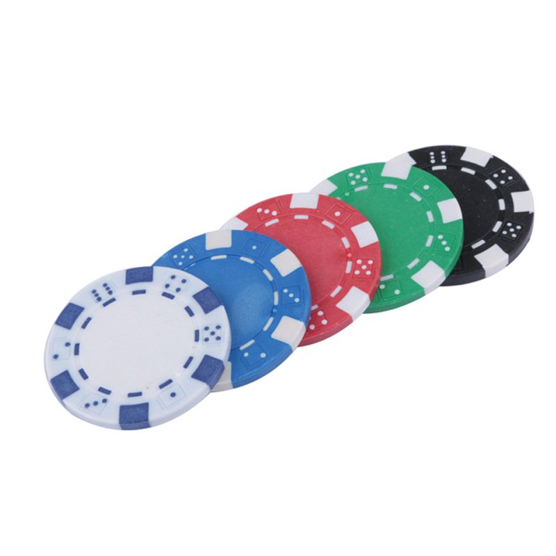 40mm Abs Chip Poker Set In Stock Case Plastic Gambling Game Custom Printing Blank Casino Royal Poker Chips