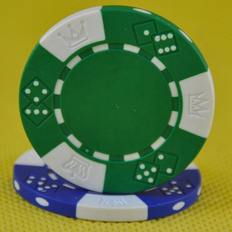 14g casino crown dice clay poker chips without numbers wholesale supplier