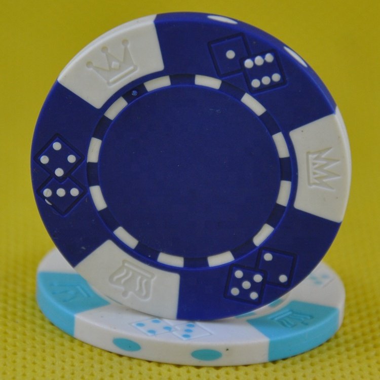 14g casino crown dice clay poker chips without numbers wholesale supplier