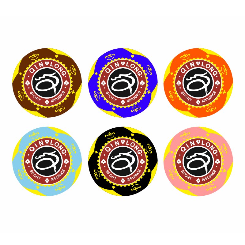 14g ABS Clay poker chips custom logo double color chips Casino clay poker chips for casino