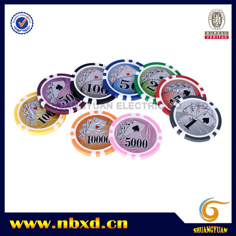 500pcs Premium Poker Chip Set With Black Color Aluminum Case