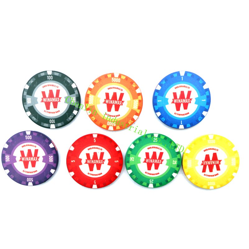 sublimation square sun fly poker chips