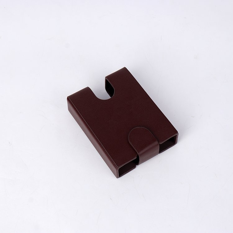 Custom Leather Poker Card And Box Deck Box Yugioh Poker Card Box Set