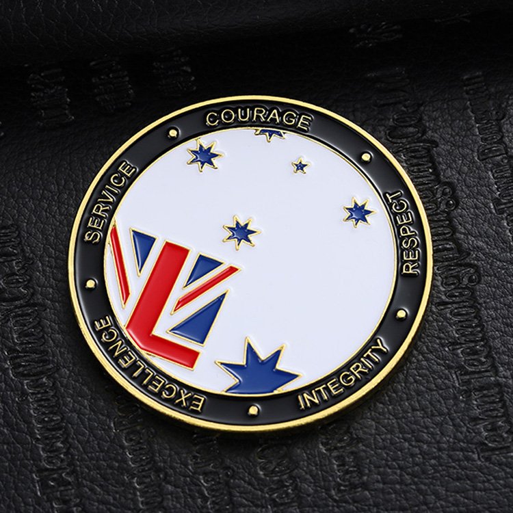 Manufacturer Gold Plated Coins Metal Die Casting Token Coin Custom Poker Chip Zinc Alloy Enamel Challenge Coins