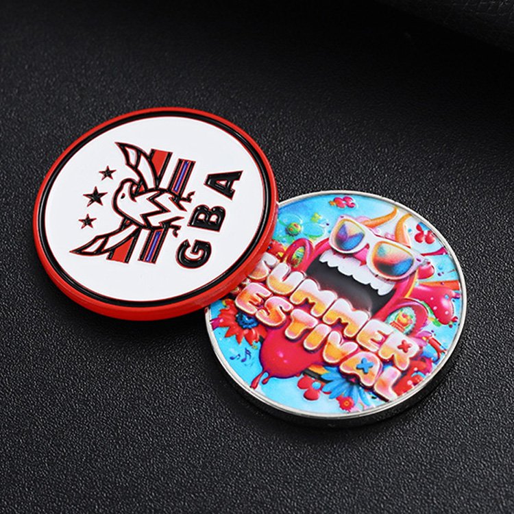 Manufacturer Gold Plated Coins Metal Die Casting Token Coin Custom Poker Chip Zinc Alloy Enamel Challenge Coins