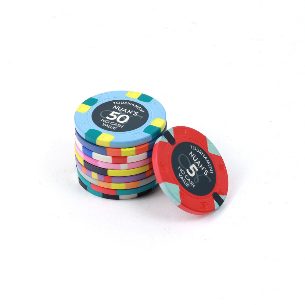 Professional ceramic set de poker chips 10g engraved top hat and cane mould custom logo design accepted eco material for casino