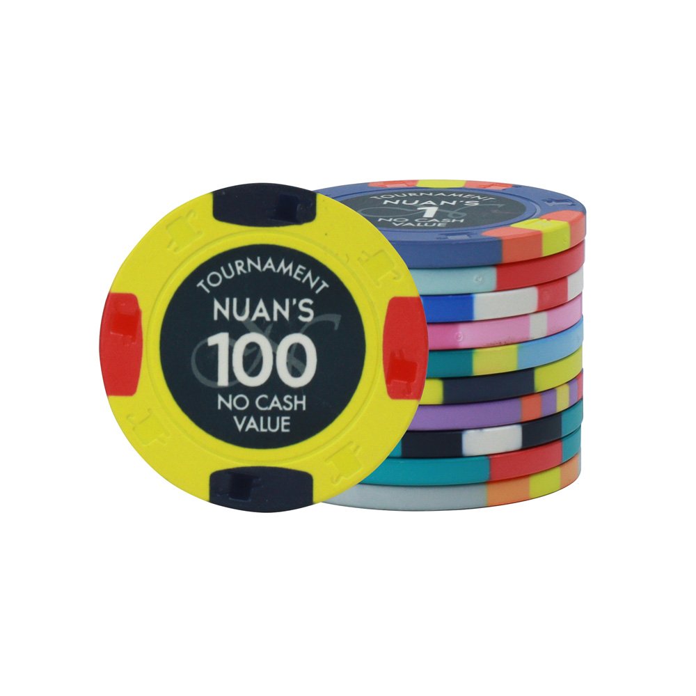 Professional ceramic set de poker chips 10g engraved top hat and cane mould custom logo design accepted eco material for casino