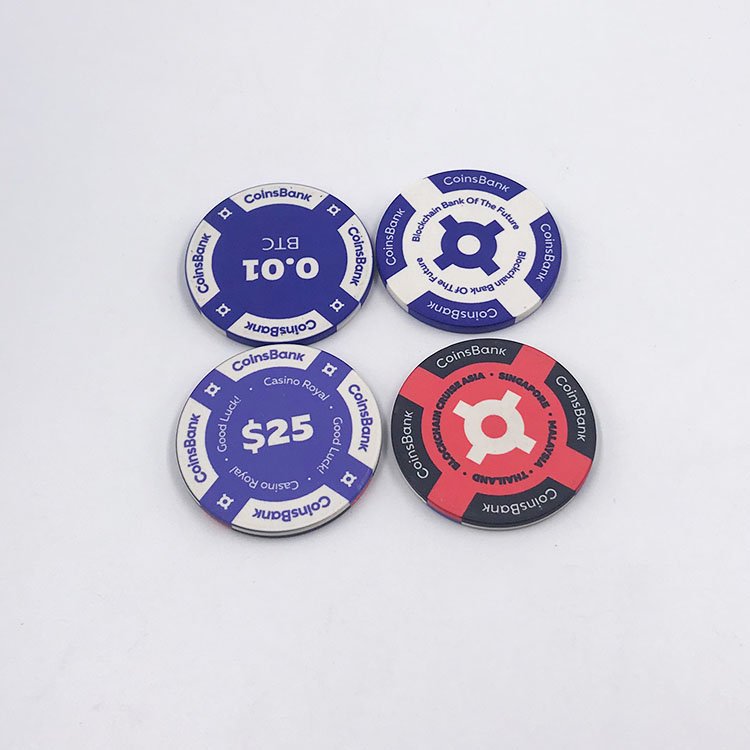 China factory customized ceramic poker chips wholesale