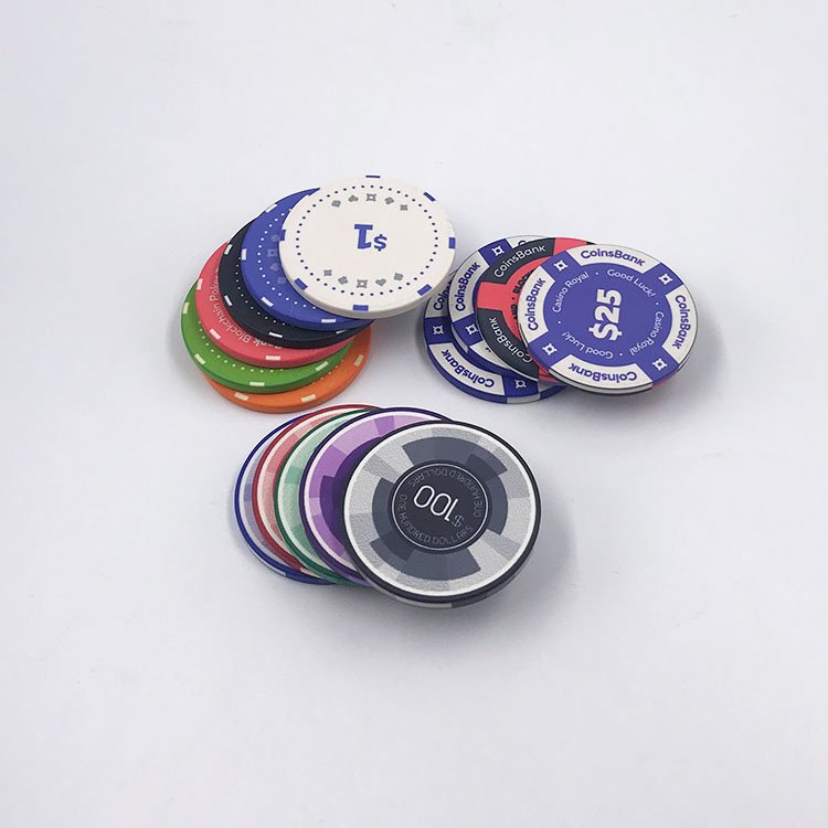 China factory customized ceramic poker chips wholesale
