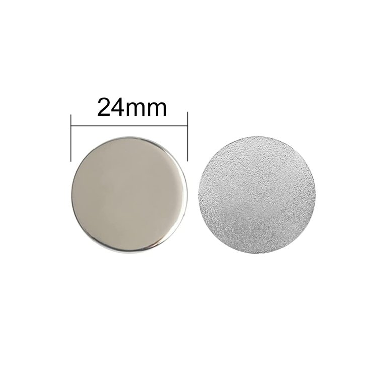 Gold and nickel 25 Mm Edged Golf Disc Blank For Diy Personalized Golf Ball Marker