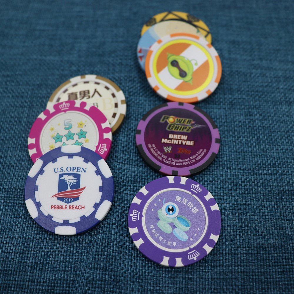 Custom Casino Chips Logo 12g Ceramic Poker Chips 2 Playing Cards Poker Coins With Aluminum Box