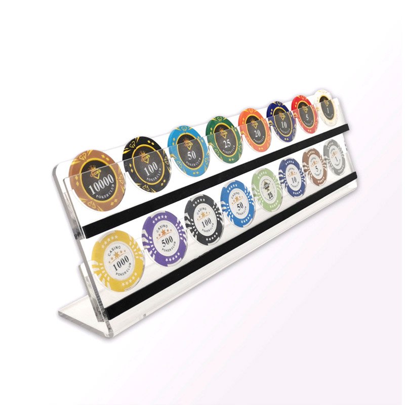 High Quality poker chip token coin jetton real clay poker chips Clay poker chips for gambling in casinos